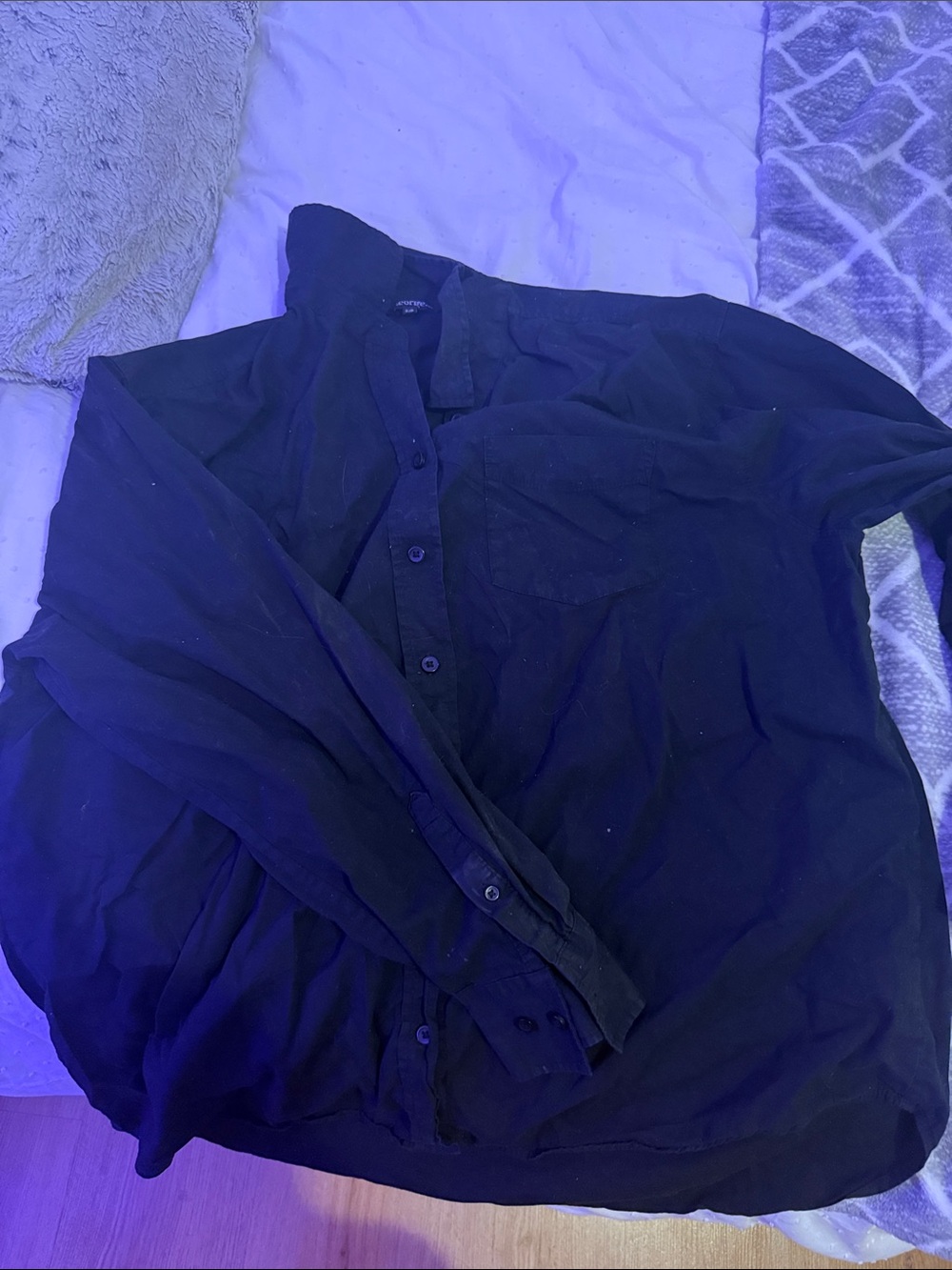 George Black Lightweight Button-Up Shirt Jacket